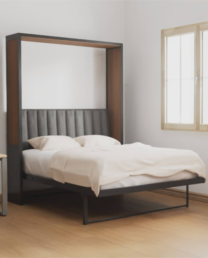 A Murphy Bed by EMBED in an open position